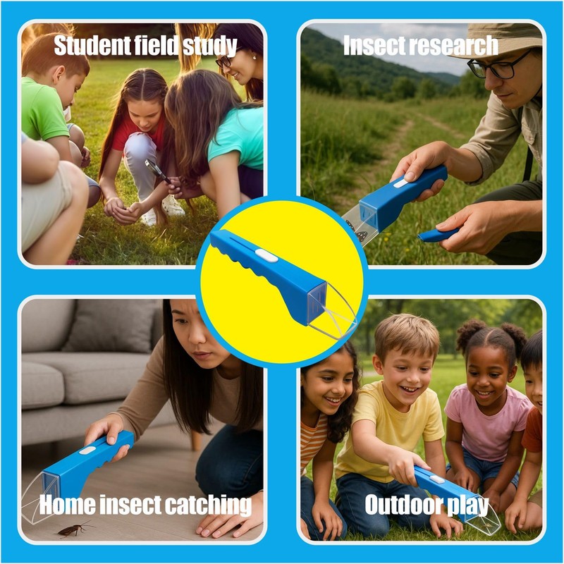 Handheld Bug Catching Tool – Insect Grabber Tweezer, Trap for