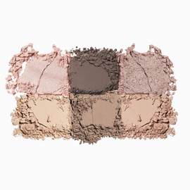 Boobeen 6 Colors Nude Eyeshadow Palette, Matte Shimmer Eyeshadow Makeup Palette for Neutral Smokey Bronze Eye Makeup