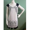 Fine Lace Apron with Hearts and Flower Pattern. Adult Size