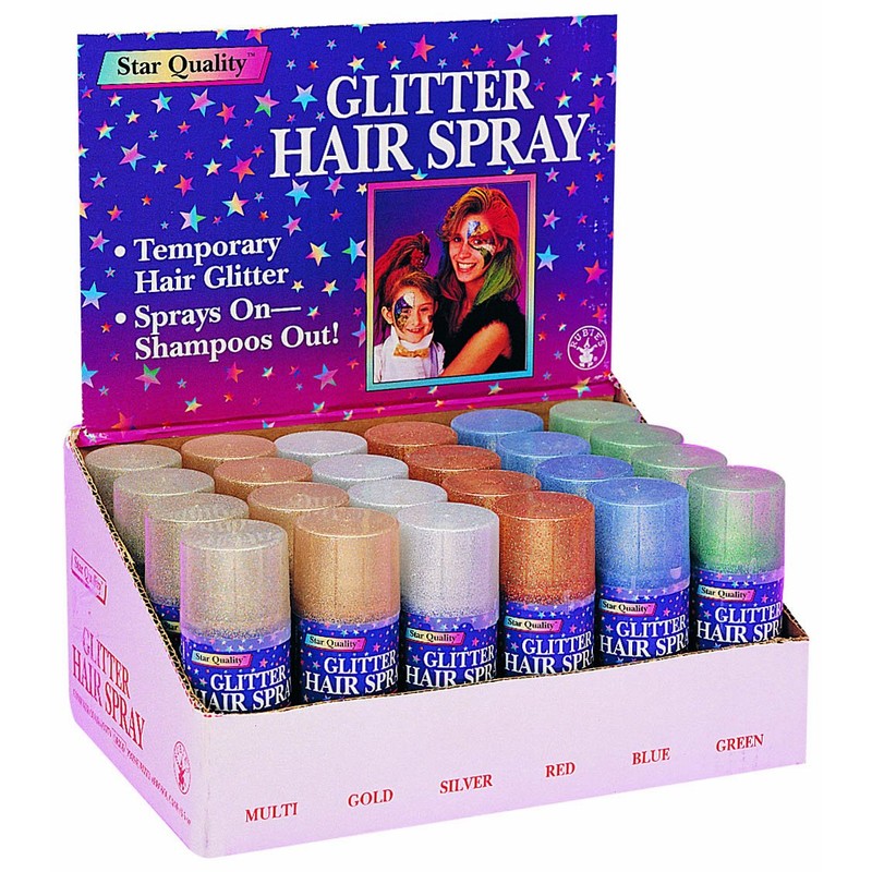 Rubie's Glitter Hairspray, Silver