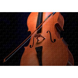 Cello Instrument 500 Piece Jigsaw Puzzle 20.6 X 15.1'' Wooden Puzzle