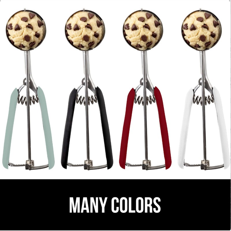 GORILLA GRIP BPA-Free Stainless Steel Cookie Scoop, 1 TBSP Scooper