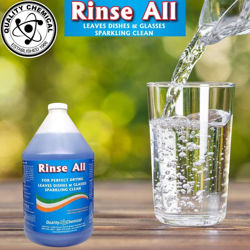 Rinse All / Commercial Industrial Grade Rinse Aid / 1
