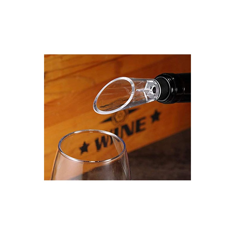 Air Pump Wine Bottle Opener with Foil Cutter, Vacuum Stopper,
