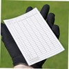 Kisangel 12pcs Competition Scorecards Golf Scorecard Record Cards Score for