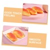 KOMBIUDA 2Pcs Slow Rising Bread Decompression Realistic Squishy Food Model