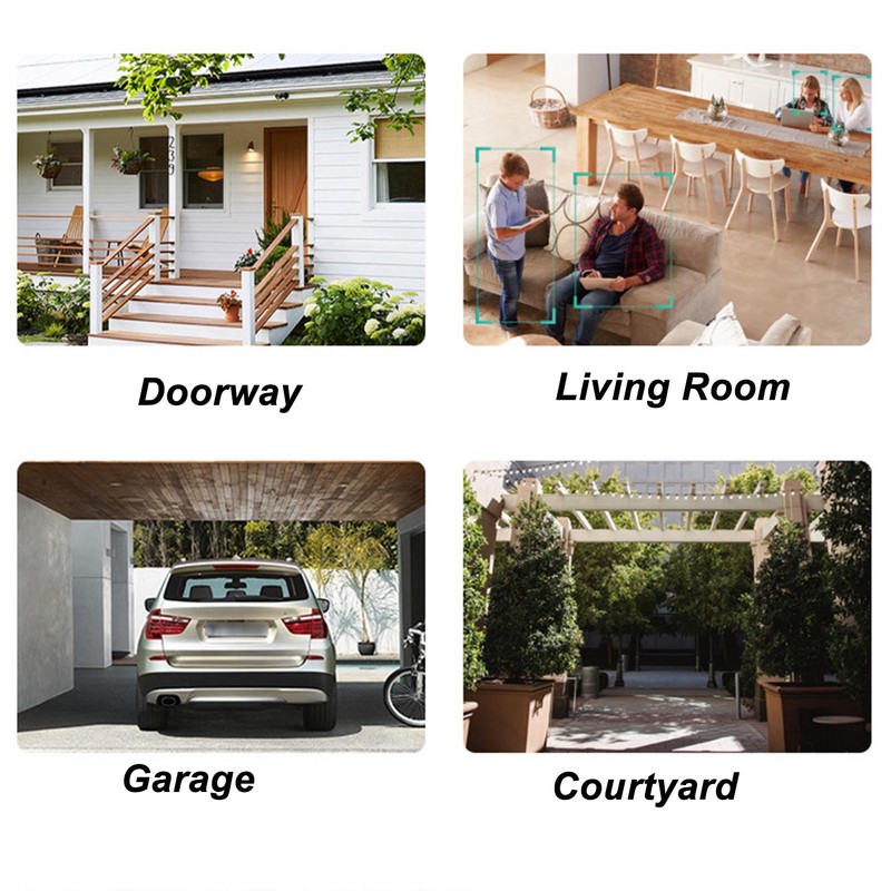 2MP Wireless Battery Camera Night Vision Full Color Monitoring Security