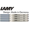 Lamy M16 refill for Lamy ball-point pen., Mittel, Black ,