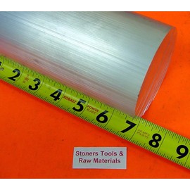 4-1/2" Aluminum 6061 Round Rod 7" Long T6511 4.5" Diameter Solid Lathe Bar Stock