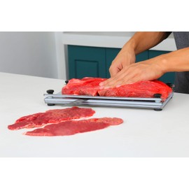 Meat slicer Stainless Steel Jerky Maker Cutting Board With 10-Inch Professional Slicing and Carving Knife