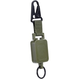 WADY Retractable Badge Holder Fly Fishing Zinger Lanyard Backpack Hook Extendable Retractor Tool Key Chain Reel Clip for Fishing Hiking Climbing