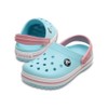 Crocs Kids Crocband Clog, Ice Blue/White, C12