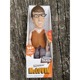 JAKKS Pacific Shelf Talkers 12" Talking Plush McLovin from Superbad Movie, Pull String Toy NEW