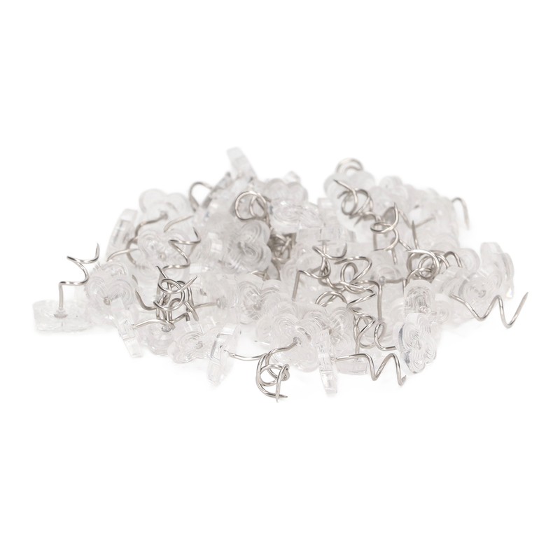 400Pcs Headliner Pins Plastic Stainless Steel Wide Application Easy Storage