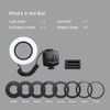 Godox RING72 Macro LED Ring Light, with 8 Lens Adapter