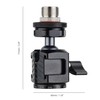 POWRIG 5/8" -27 Thread Ball Head Mount for Microphone, Cameras,
