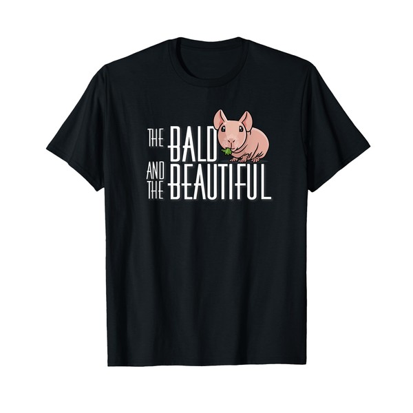 Funny Kawaii Kids Bald Beautiful Hairless Guinea Pig Lover T-Shirt