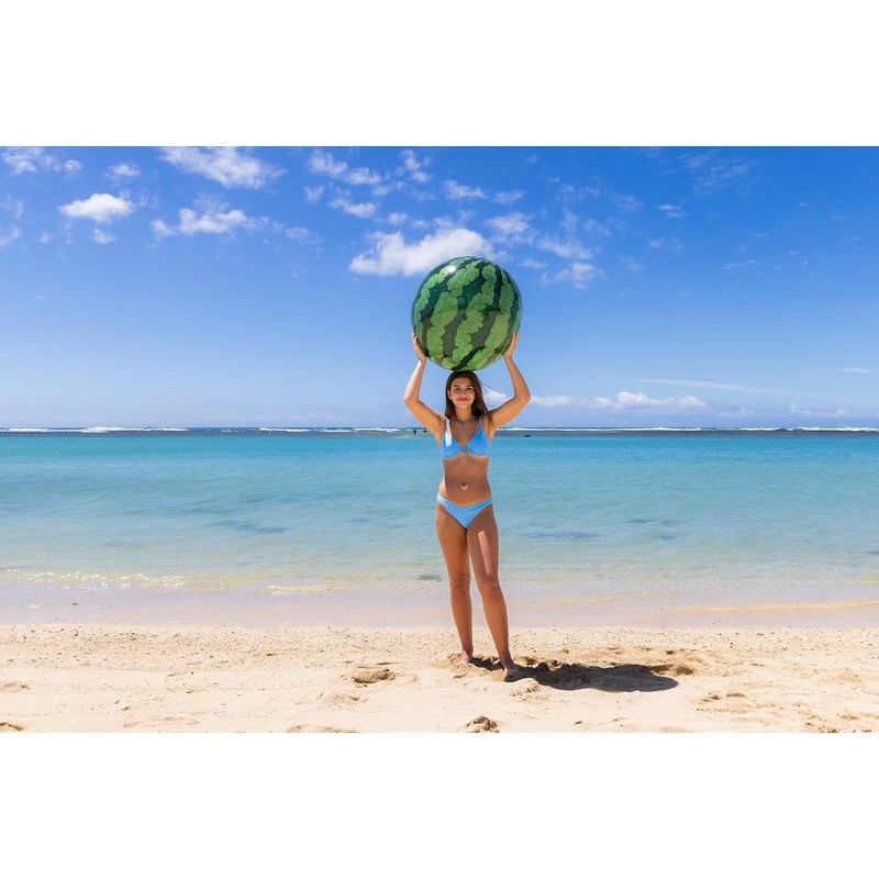 Igarashi Beach Ball 33.5 inches (85 cm), Real Watermelon Ball,