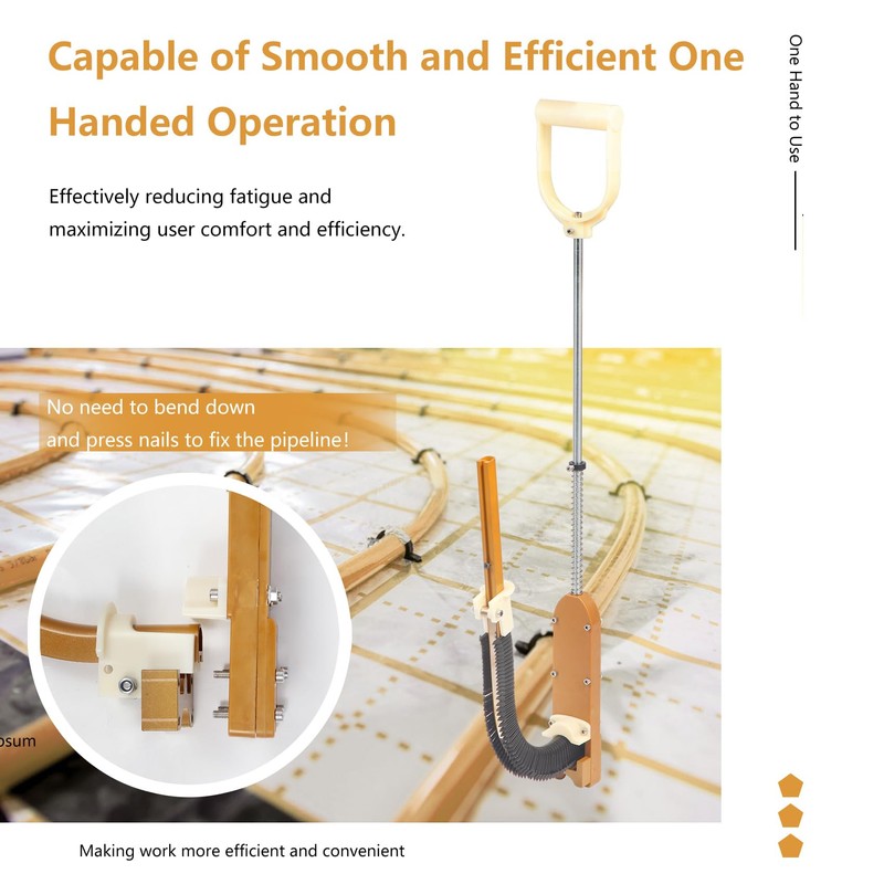 PEX Stapler with 1980 PCS Foamboard Staples, 1-1/2″ Staples for