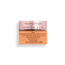 Revolution Beauty London, Conceal and Fix, Ultimate Coverage, Concealer, Tan, 11g