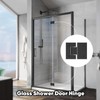 AatrixQuayn 180 Degree Glass Shower Door Hinges Heavy Duty Solid