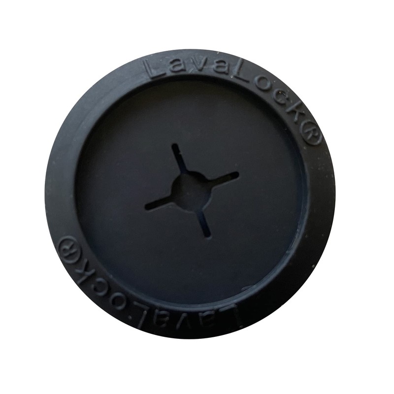 LavaLock® Black Temp Probe Grommet - BBQ Smoker Thermo Probe