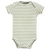 Touched by Nature Unisex Baby Organic Cotton Bodysuits, Happy Veggies,
