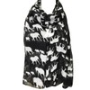 allydrew Elephant Print Scarf Wrap, Black