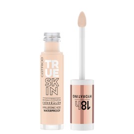 Catrice | True Skin High Cover Concealer | Waterproof & Lightweight for Soft Matte Look | Contains Hyaluronic Acid & Lasts Up to 18 Hours | Vegan, Cruelty Free, Gluten Free (001 | Neutral Swan)