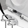 Toilet Seat Fittings, 1 Set Hinge Fixing Replacements, Toilet Seat