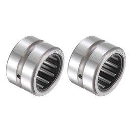 sourcing map Pack of 2 Needle Bearings NK16/16 Open End 16 mm x 24 mm x 16 mm Chrome Steel
