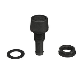 Attwood 1607-3 Polypropylene Fuel Vent, Black