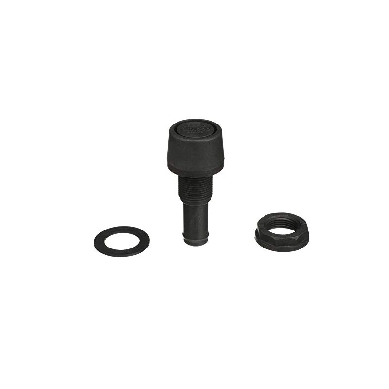 Attwood 1607-3 Polypropylene Fuel Vent, Black