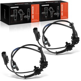 A-Premium ABS Wheel Speed Sensor Compatible with Dodge & Chrysler Models - Charger 2015-2020, Challenger 2019-2020, 300 2015-2020 - Front Driver & Passenger Side, 2-PC Set