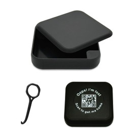 Kasse Invisalign Case by TÜL – Modern Aligner & Retainer Case with QR Code Recovery | Magnetic Twist Open | 3D Printed in the USA | Secure Travel Design | Includes Invisalign Remover Tool