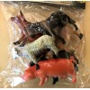 HS New FARM Plastic ANIMALS Models Toys, Figurines: Horse Pig