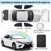 TINGLU Window Shades for Toyota Camry 2018-2024 Accessories Car Side
