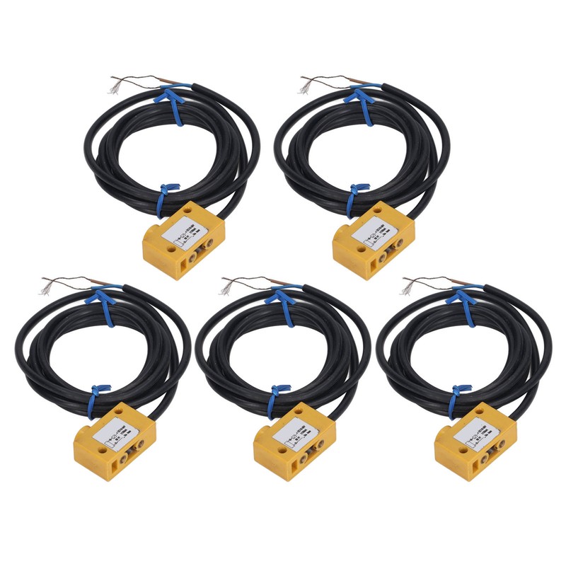 5PCS Inductive Proximity Switch 2 Lines Normally Open IP65 ABS