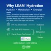 LEAN Hydration Daily Natural Electrolyte Packets Drink Mix | Zero