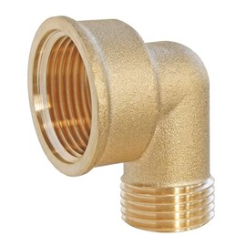 SOMATHERM FOR YOU 3540730011602 Brass Angle F3 / 4 M1 / ​​2 (x2) Bent Brass Screw Reduced Large Female 20/27-15/21 Male, None