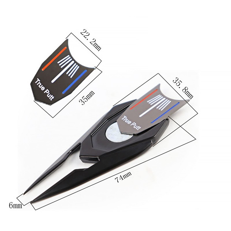 Green Fork Hat Clip Golf Marker Golf Marker Green Fork