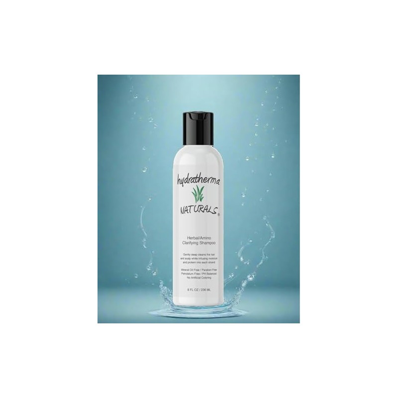 Hydratherma Naturals Herbal Amino Clarifying Shampoo, 8.0 fl. oz.