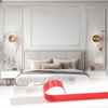 Pangda Bedroom Peel and Stick Wall Trim Molding Kit Flat