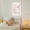 verrlia Christian Tapestry with God All Things Are Possible 2x3