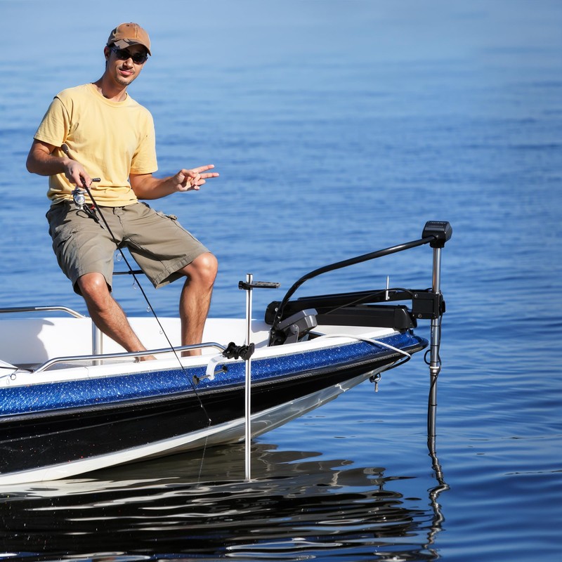 UNITACKLE Telescopic Portable Fish Finder Mount, Upgraded Version Transducer Pole