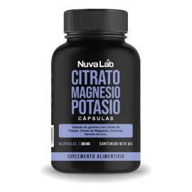 Citrato Magnesio Potasio Juntos Suplemento Caps 380mg Sabor