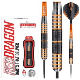 RED DRAGON Amberjack 11: 30g Tungsten Darts Set with Flights and Stems