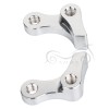 Unbranded Chrome 1" Adjustable Lowering Kit For Harley Dyna Wide