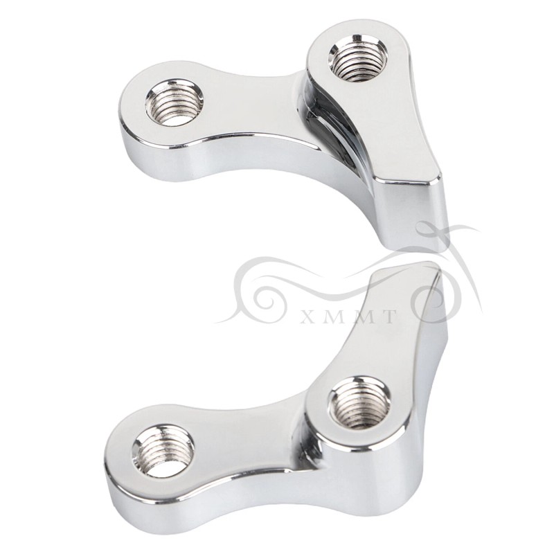 Unbranded Chrome 1" Adjustable Lowering Kit For Harley Dyna Wide