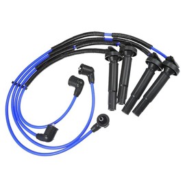 Wenkension 4Pcs Car Spark Plug Coil Wires, Ignition Coil Harness Cable Fit for Subaru Forester Legacy Impreza 2.5L 2005-2011 Replace 22454-AA140 22451-AA940